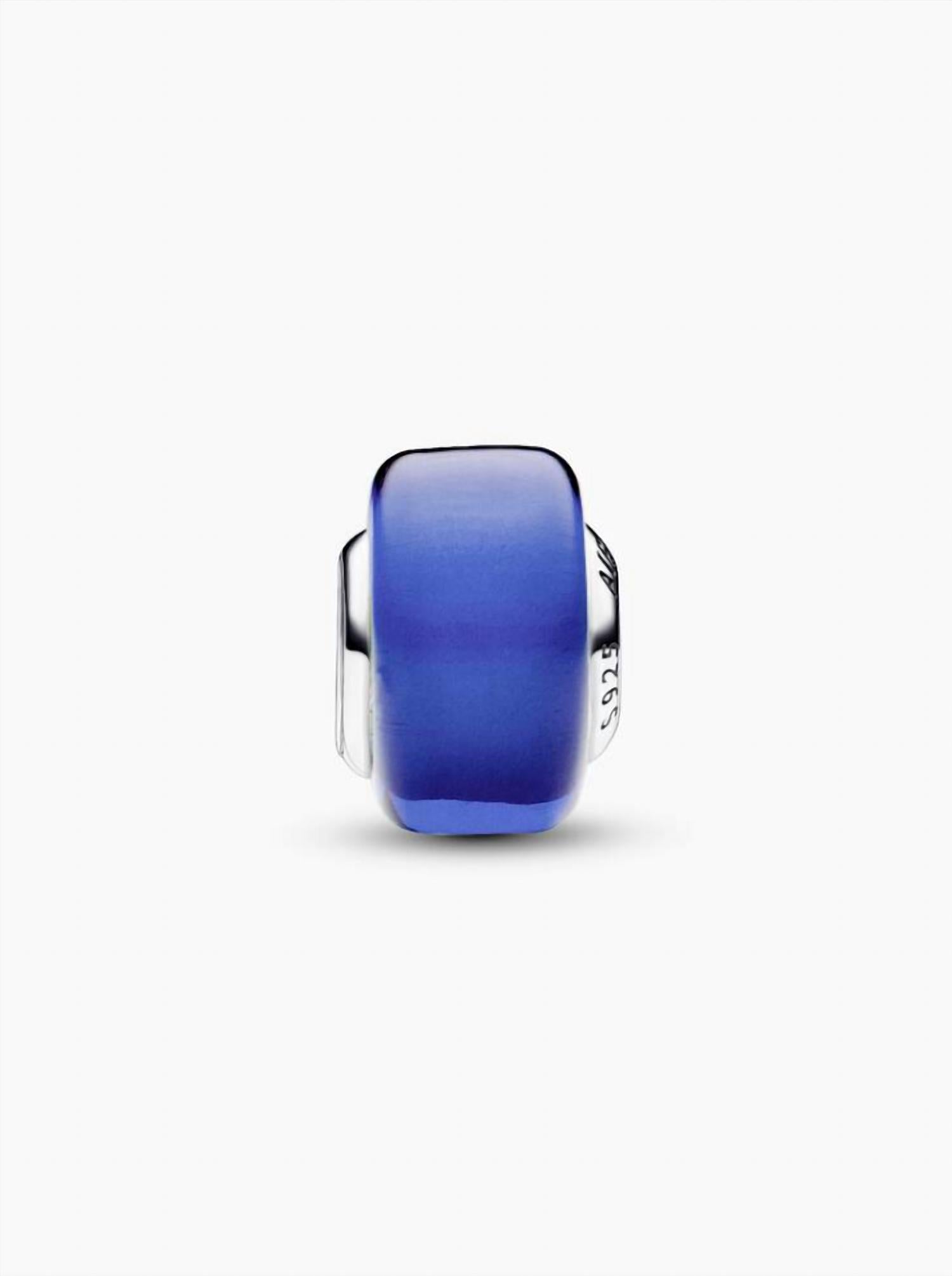 Pandora Women's Mini Murano Glass Charm in blue - women's jewelry - detail view