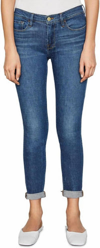 Frame - Le Garcon Mid-rise Medium Wash Boyfriend Jeans
