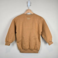 NIKE Sportswear Club Fleece Oversized Crew Neck Sweatshirt in tan - kids' shirt - view 5