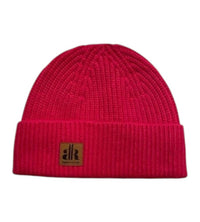 Alpine Revival Women's Cashmere Knit Beanie in pink - women's hat