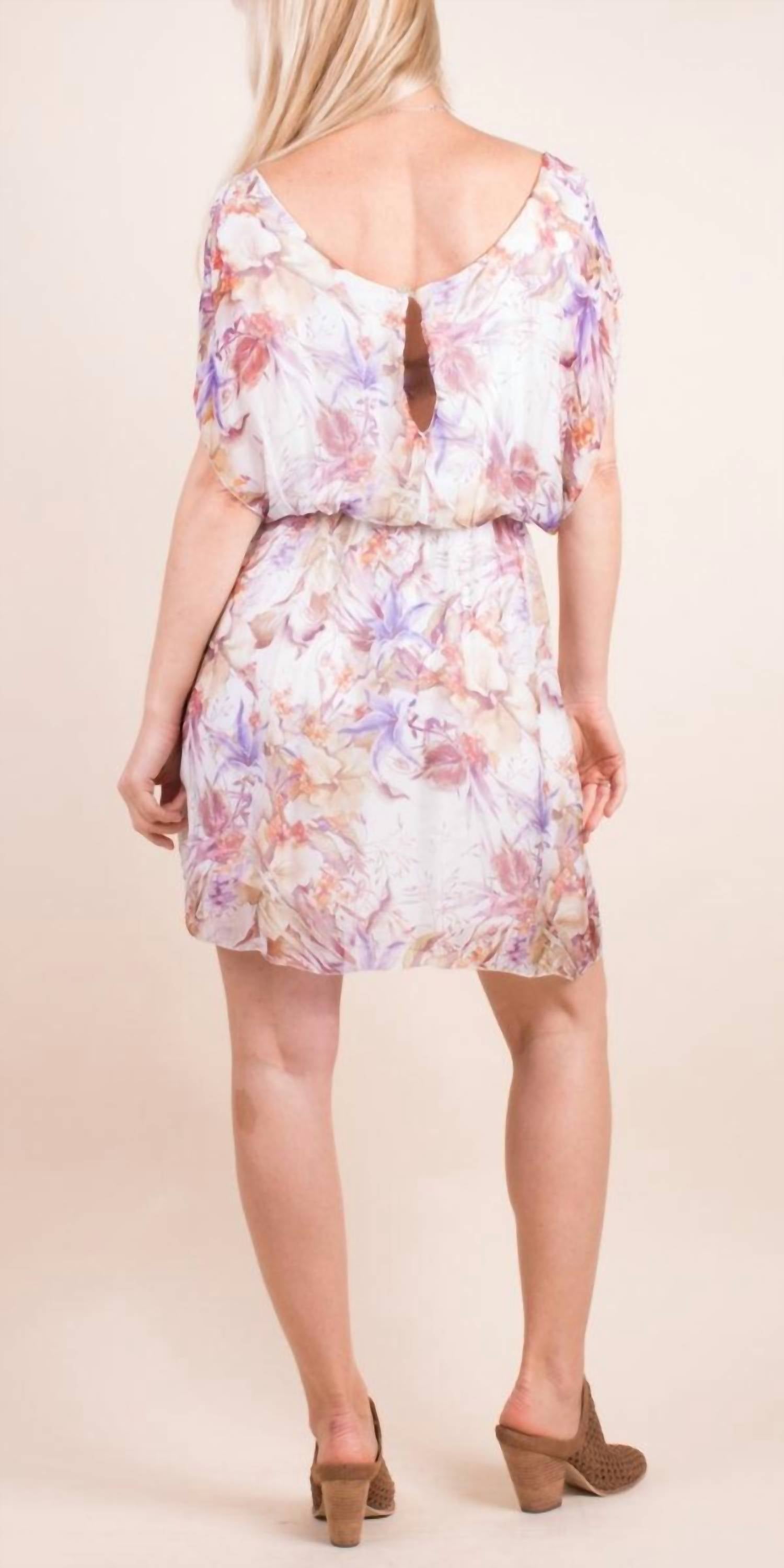 Gigi Moda - Lodi Floral Silk Dress
