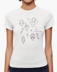 Re/Done - 90s "baby Hearts" Tee
