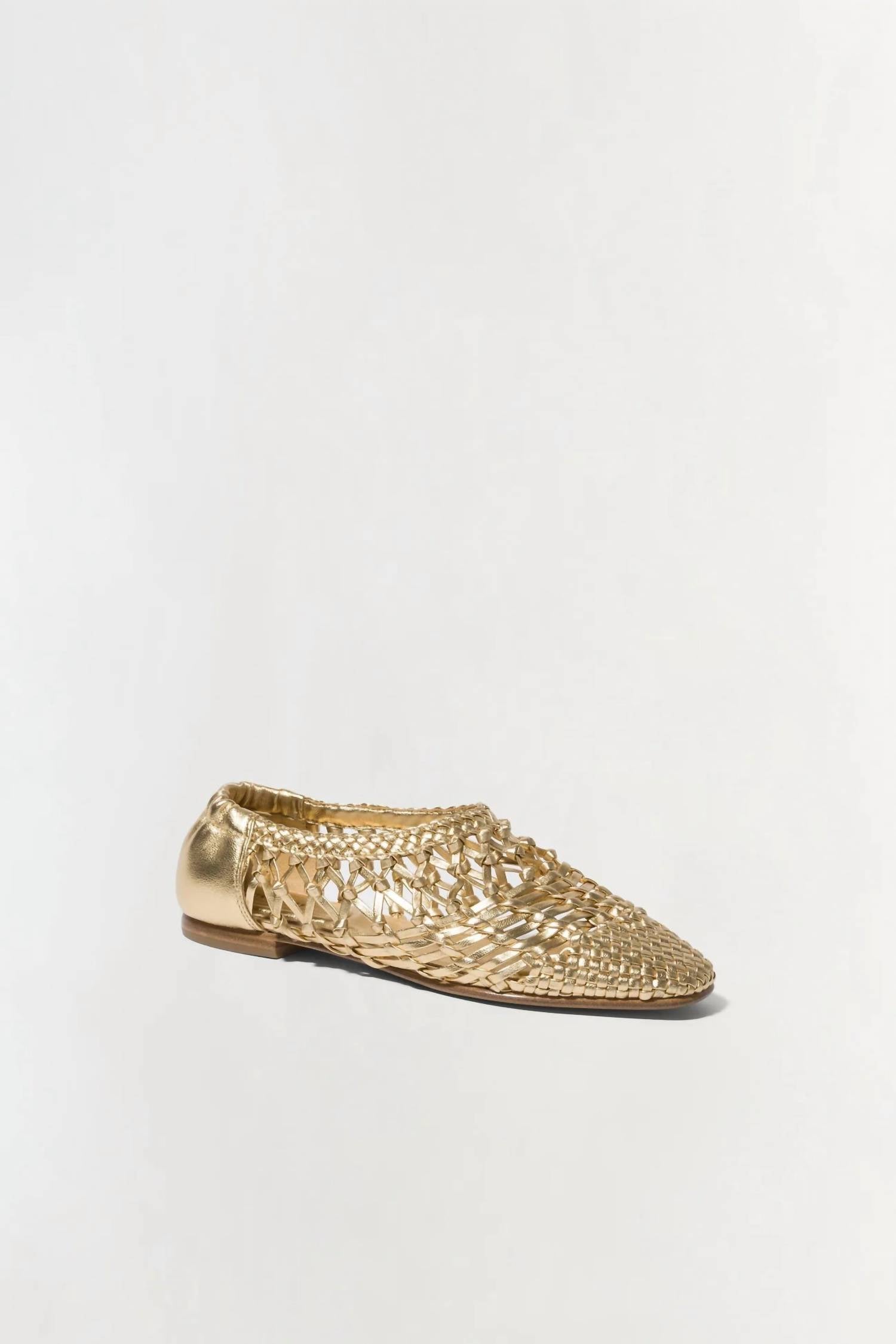 Simkhai - Women's Eden Metallic Ballet Flat