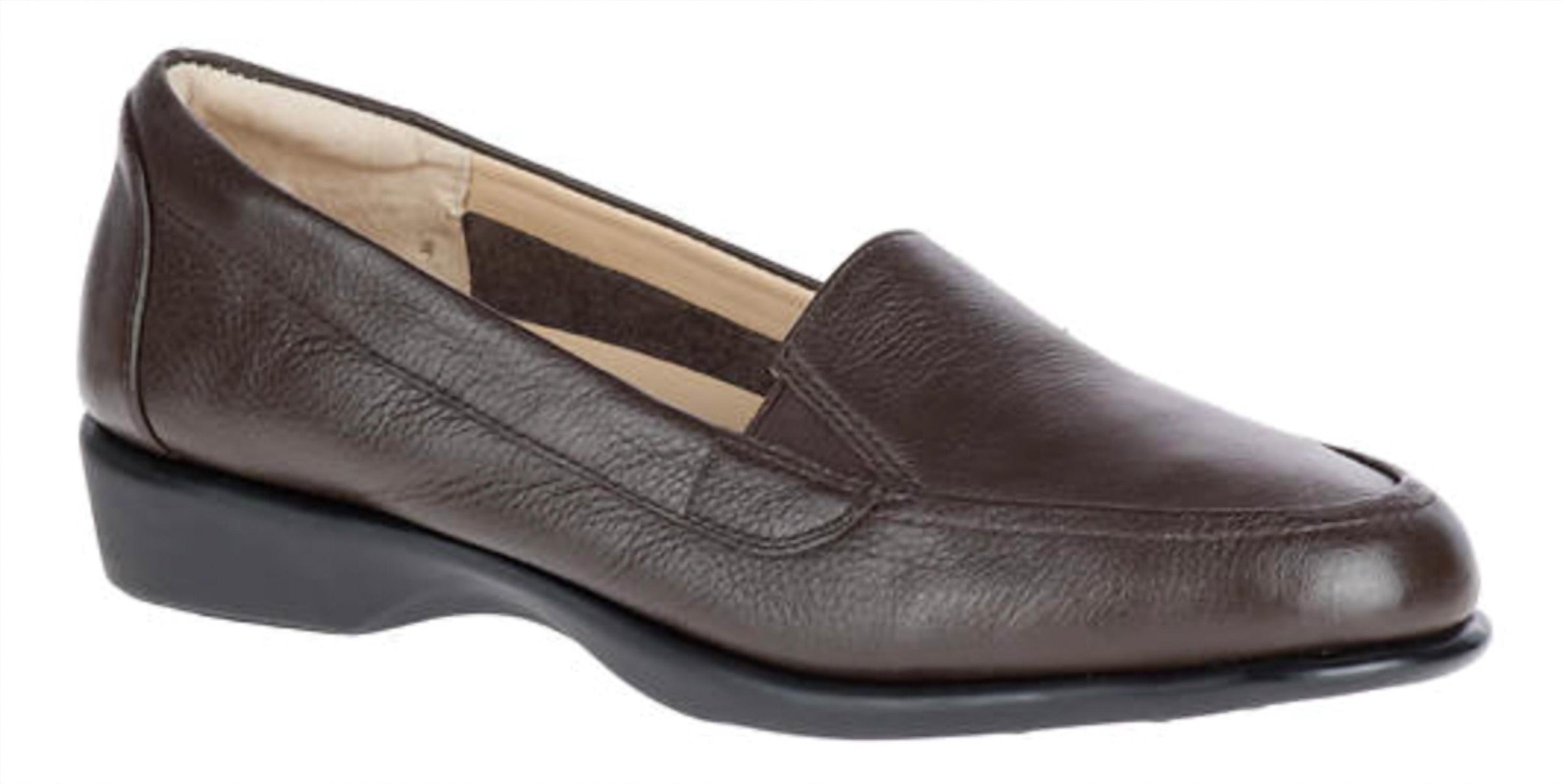 Hush Puppies Women's Jennah Paradise Leather Loafer in dark brown - women's flats
