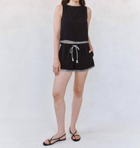 Bella Dahl - Sleeveless Fray Trim Tank