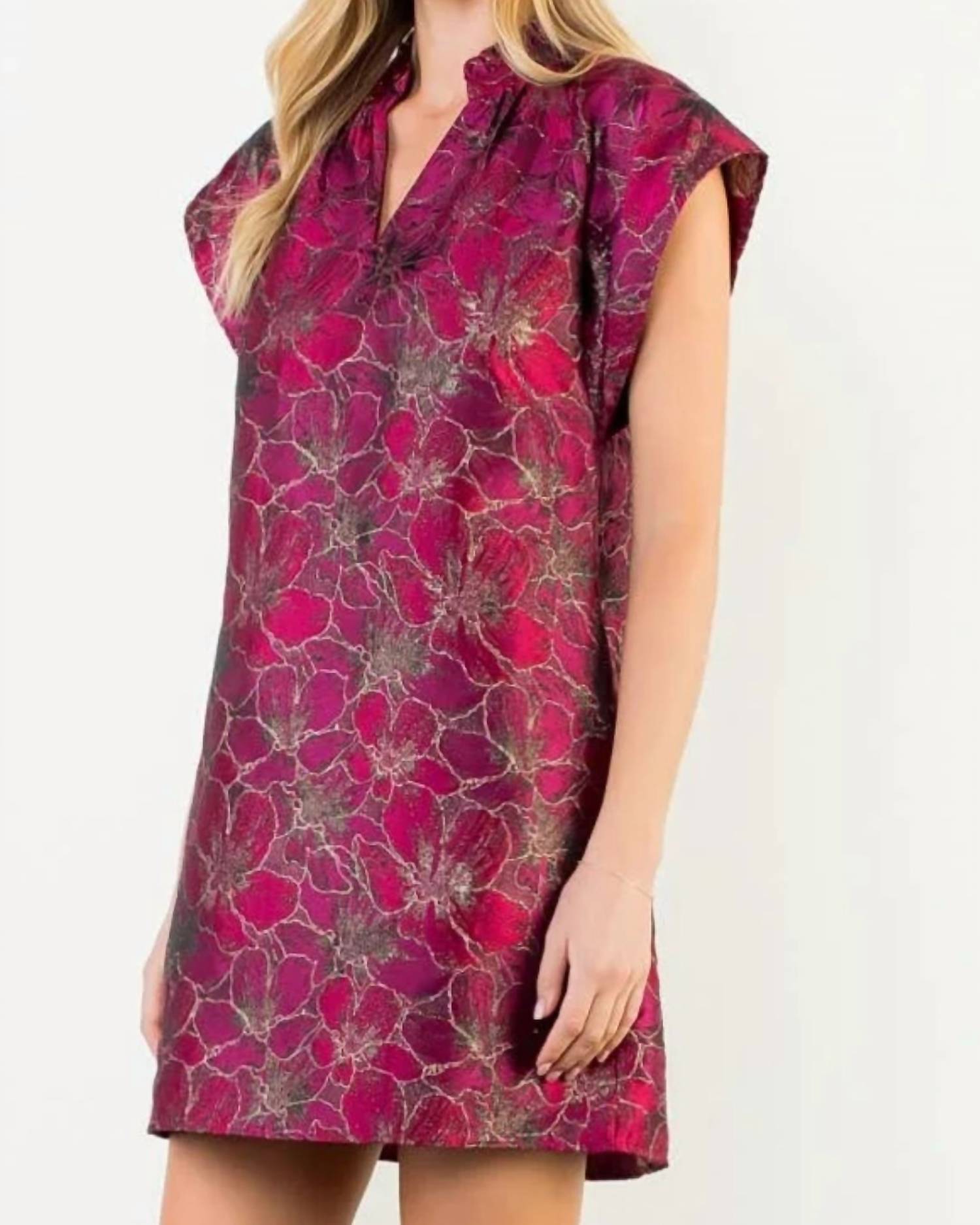 Thml - Cassandra Floral Brocade Dress