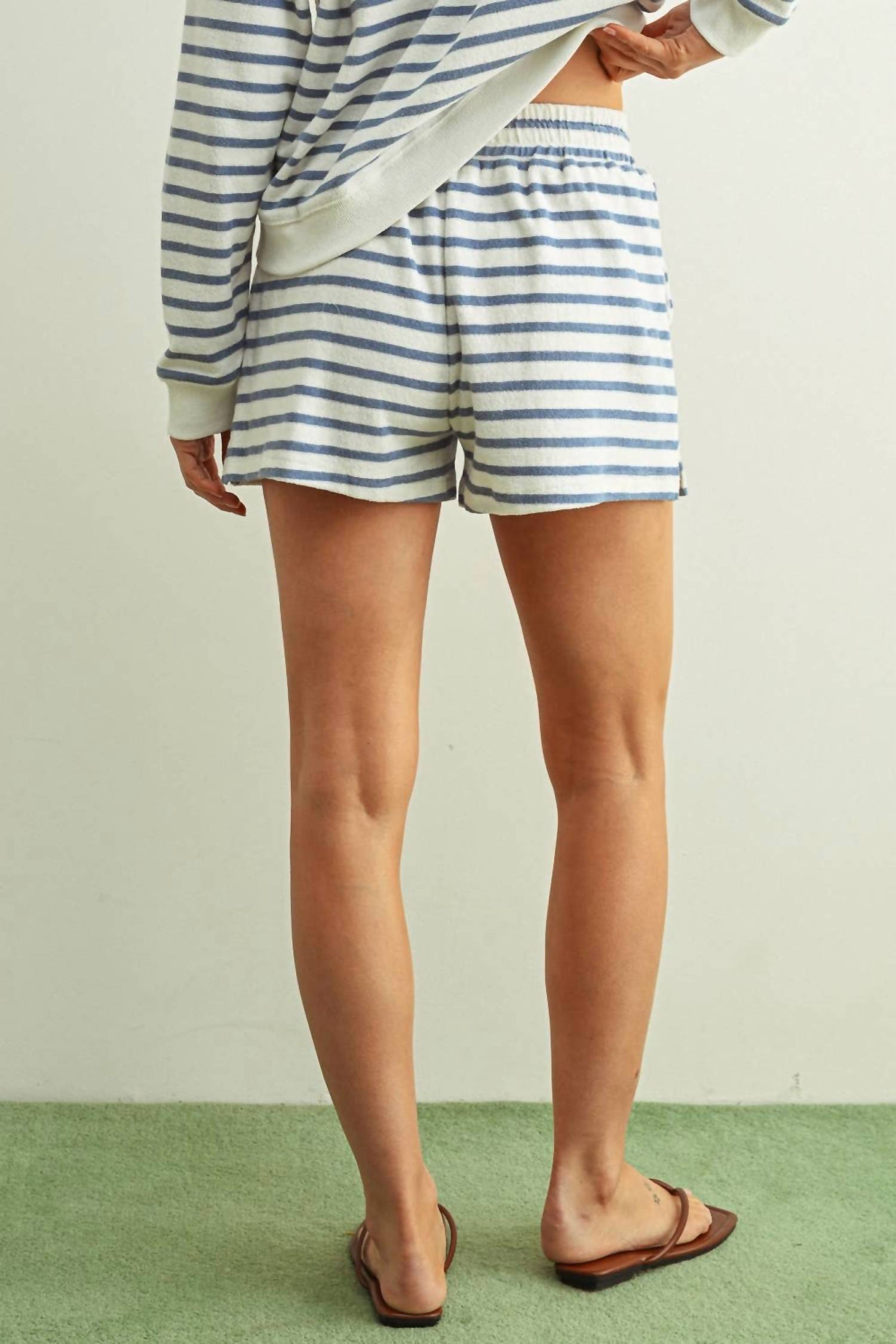Miou Muse - Stella Striped Shorts