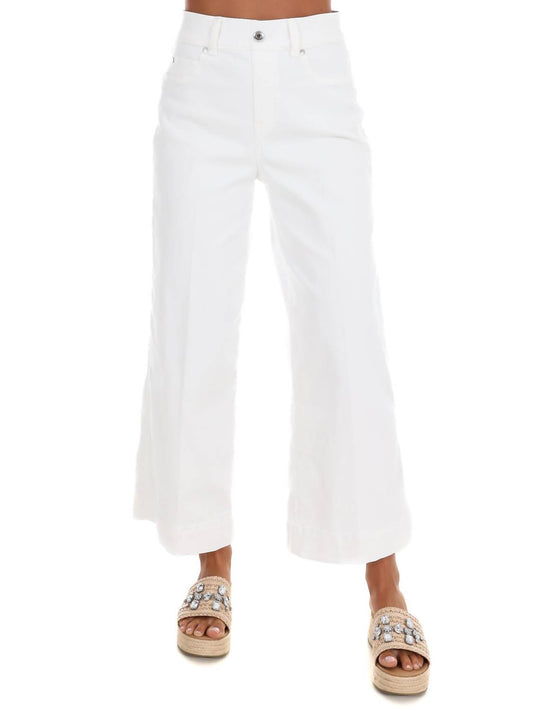 Spanx - Cropped Wide Leg Jeans