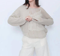 Blueberry - Weave Sweater