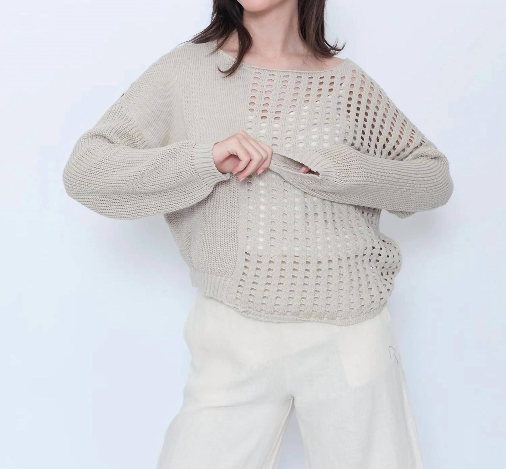 Blueberry - Weave Sweater