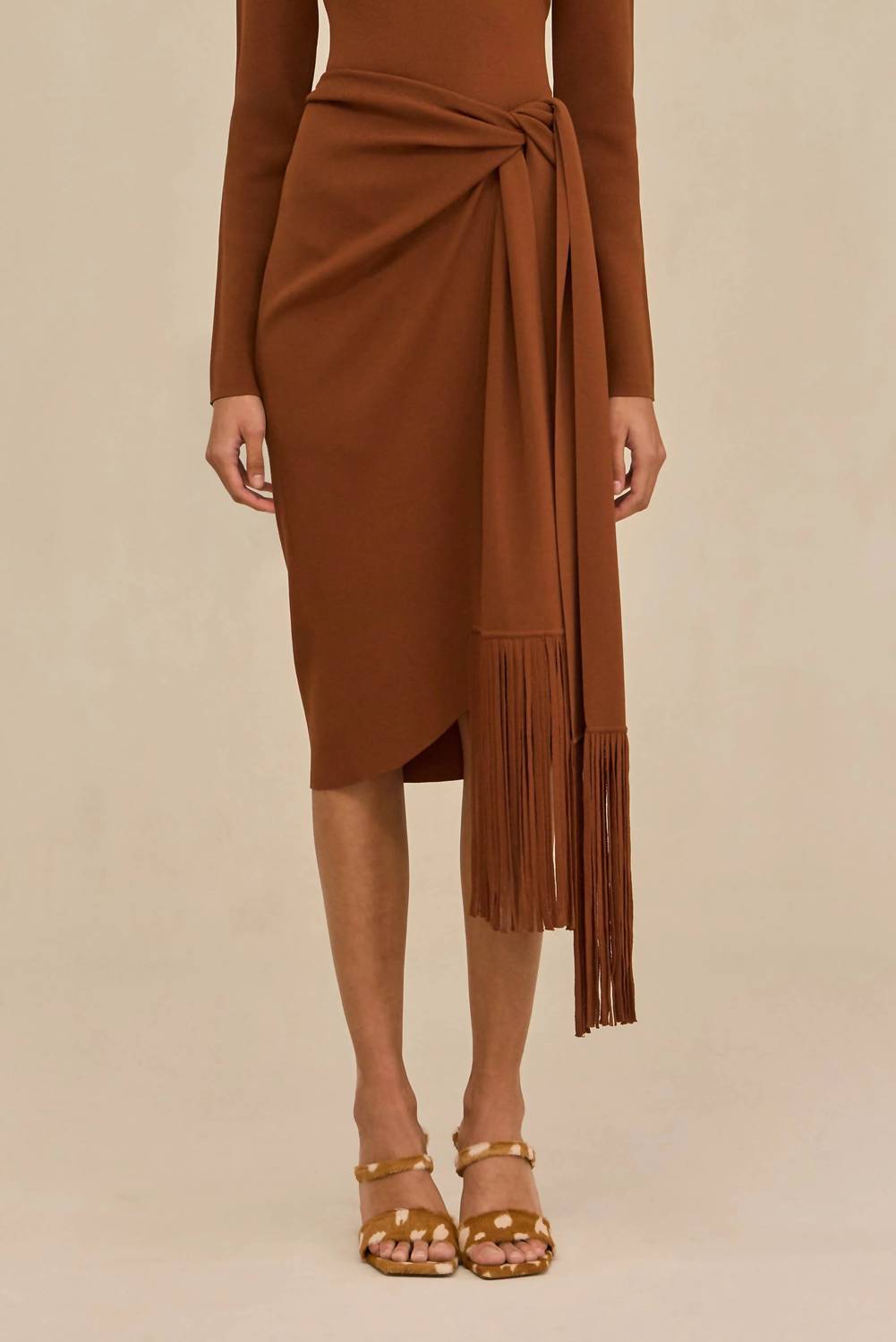Cult Gaia - Fringe Wrap Dress