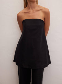 Le Cle - Essence Linen Strapless Top