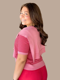 Entro - Knot Your Average Stripe Sweater Top