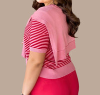 Entro - Knot Your Average Stripe Sweater Top