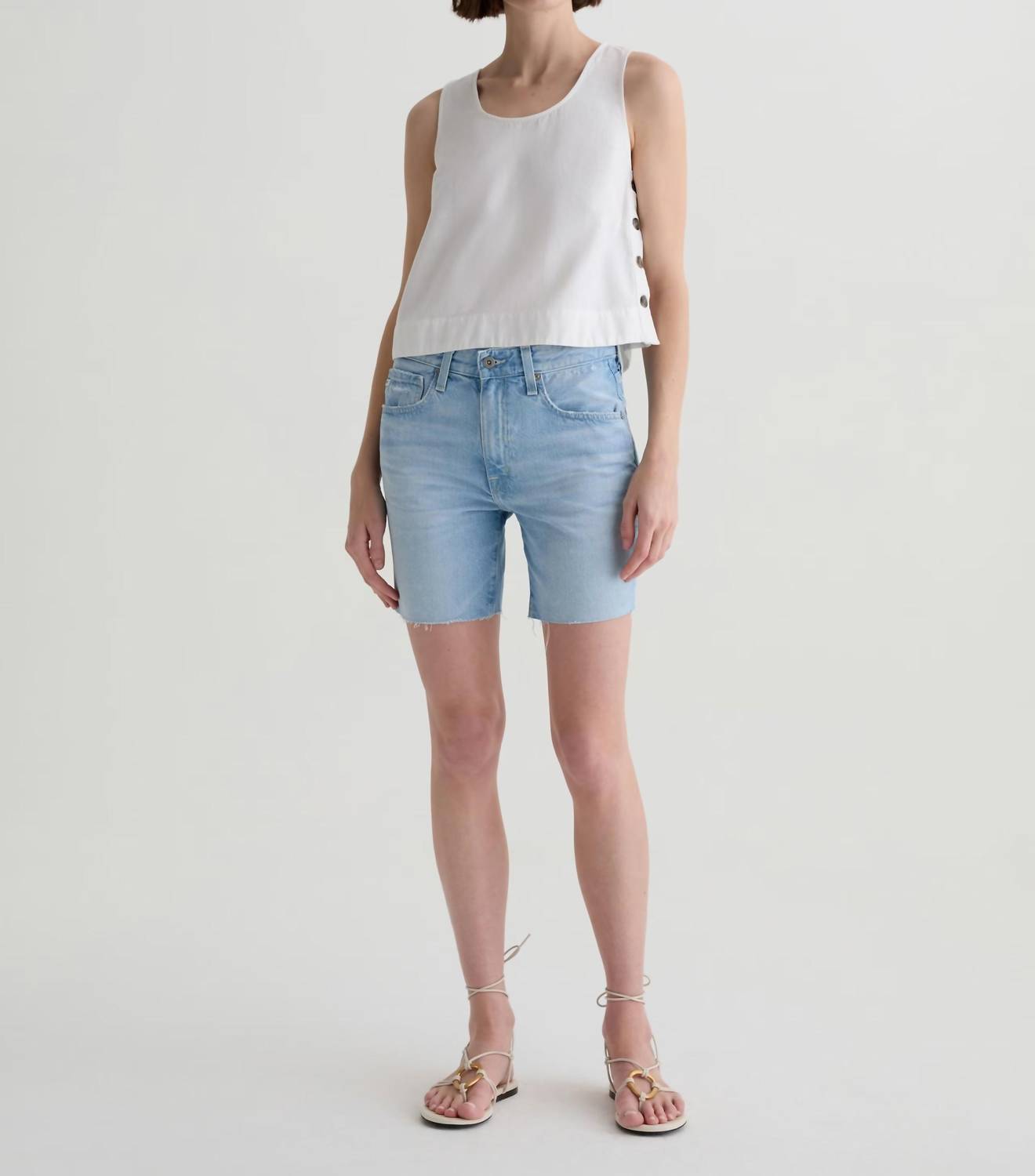 AG Jeans Ex-boyfriend Short in allusion destructed - women's shorts