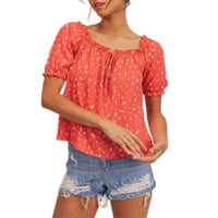 Sadie & Sage - Dear Mama Puff Sleeve Top