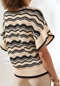 Tribal - Tipping Detail Sweater