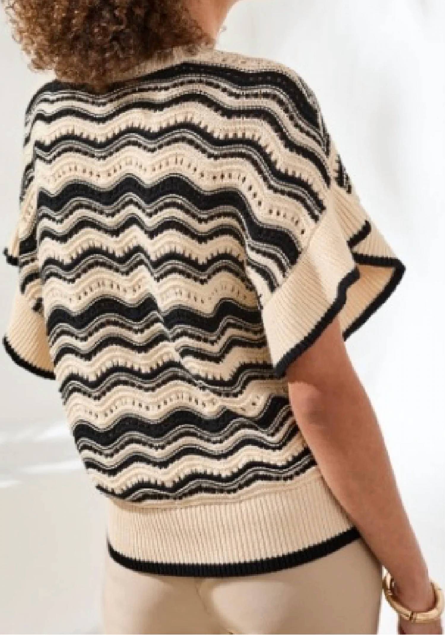 Tribal - Tipping Detail Sweater
