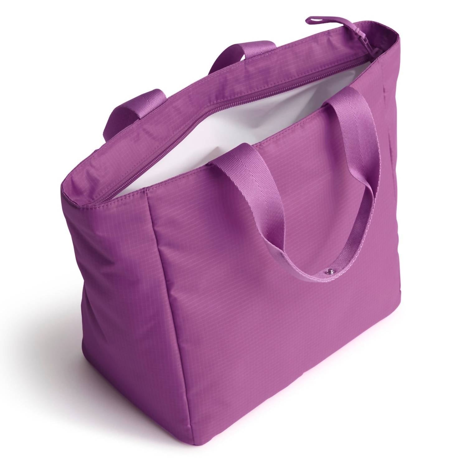 Vera Bradley Women's Lunch Tote Bag in iris orchid - women's bag - detail view