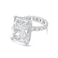 Diana M Jewels - Women's Radiant & Round Lab-Grown Diamond Fashion Ring (10.00 Ct) - Bold