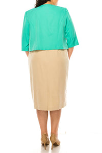 Maya Brooke - 3/4 Jacket Dress