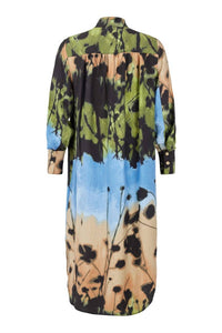 NOEN Women's Earth Tones Dress in multi - women's dress - alternate view
