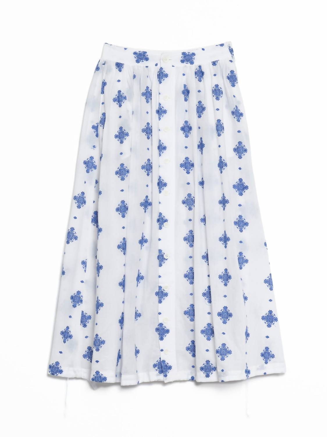 Engineered Garments - Women's Gather Embroidery Skirt