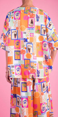 Gigi Moda - Tucano V-neck Button-down Shirt