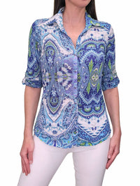 David Cline - Crushed Three Quarter Sleeve Polo Shirt