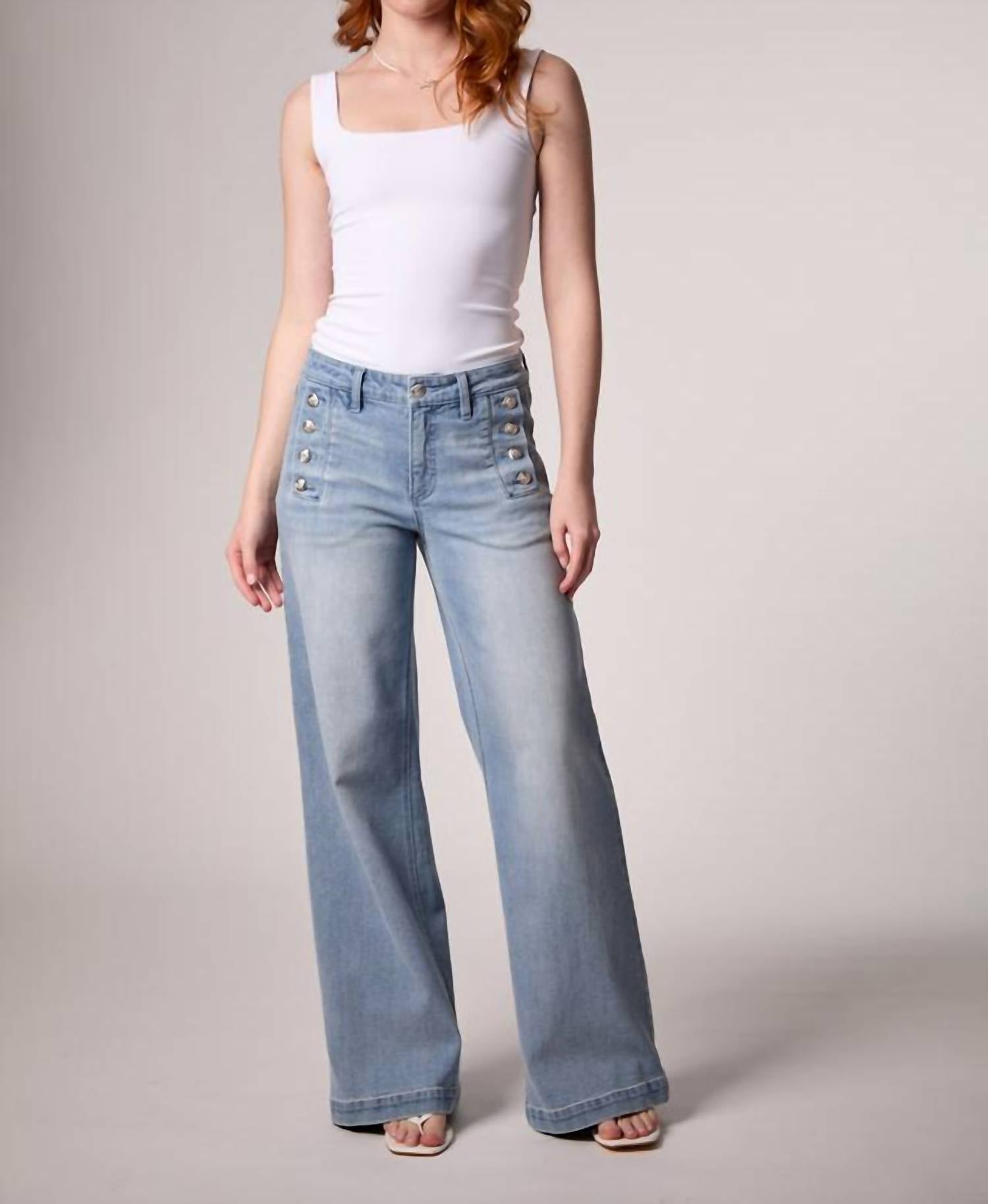 Blue Revival - Sailor Midrise Wide Denim Jean