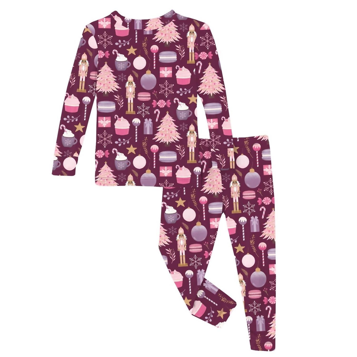 Kickee - Girls Long Sleeve Pajama Set