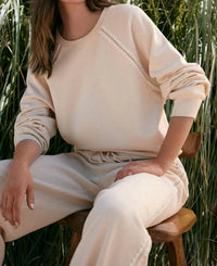 Z Supply Allie Take All Sweatpant in beige - women's pants - view 7