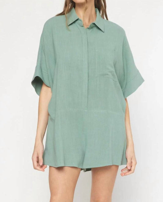 Entro - Linen Blend Romper
