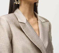Joseph Ribkoff - Woven Fitted Metallic Blazer