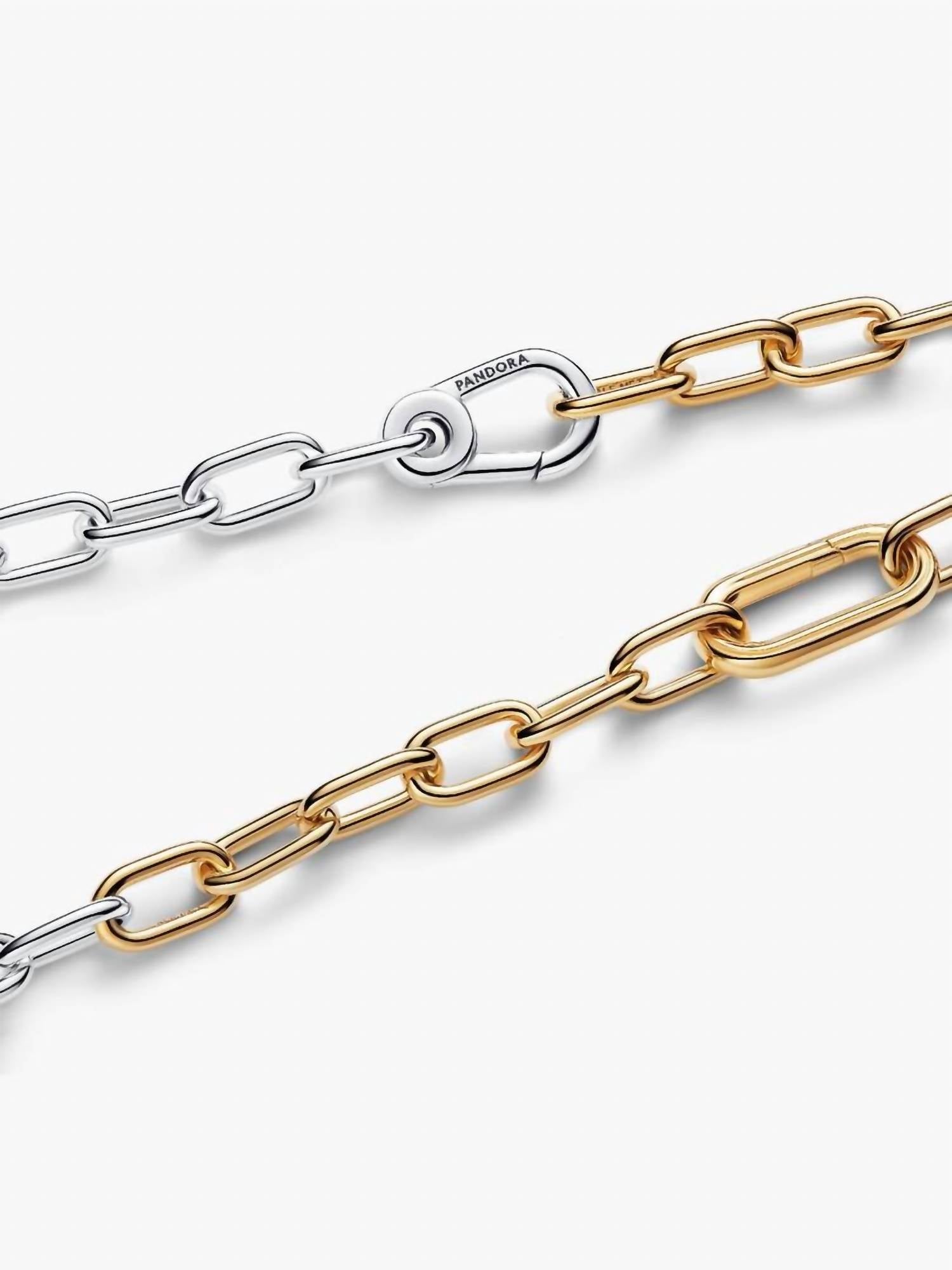 Pandora - Two-tone Link Chain Necklace - 17.7"