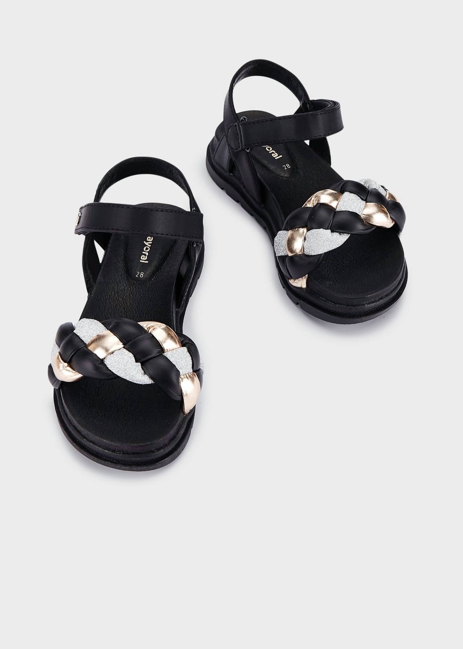 Mayoral - Big Girls' Puffy Braid Sandal