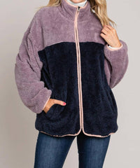 Cotton Bleu - Stretch Fleece Zip-up Jacket