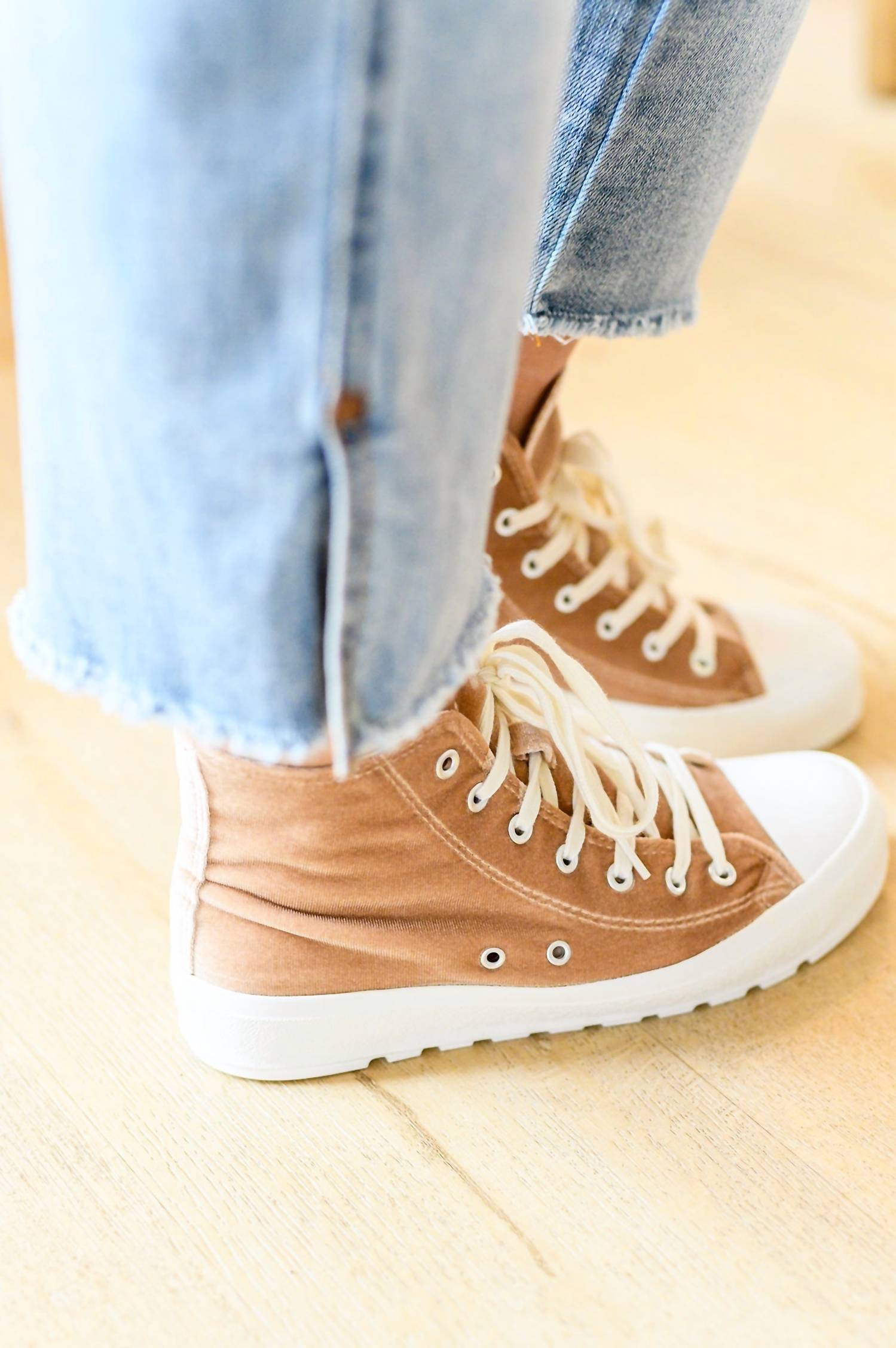 Corkys Footwear - Run Me Down Velvet High Tops