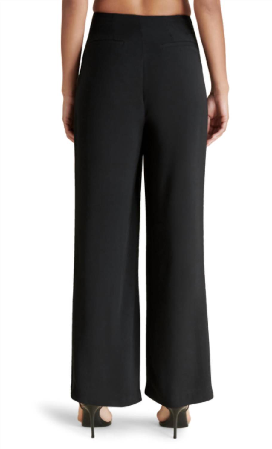 STEVE MADDEN Angelica Wide-leg Pants in black - women's pants - detail view