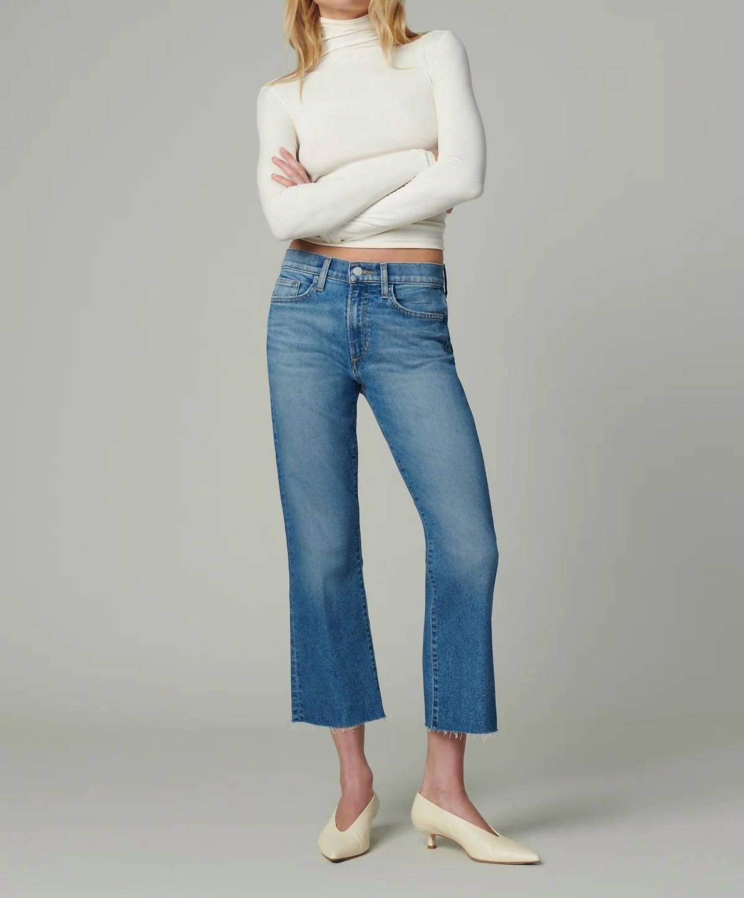 Joe'S Jeans - The Callie High-rise Cropped Bootcut Jean