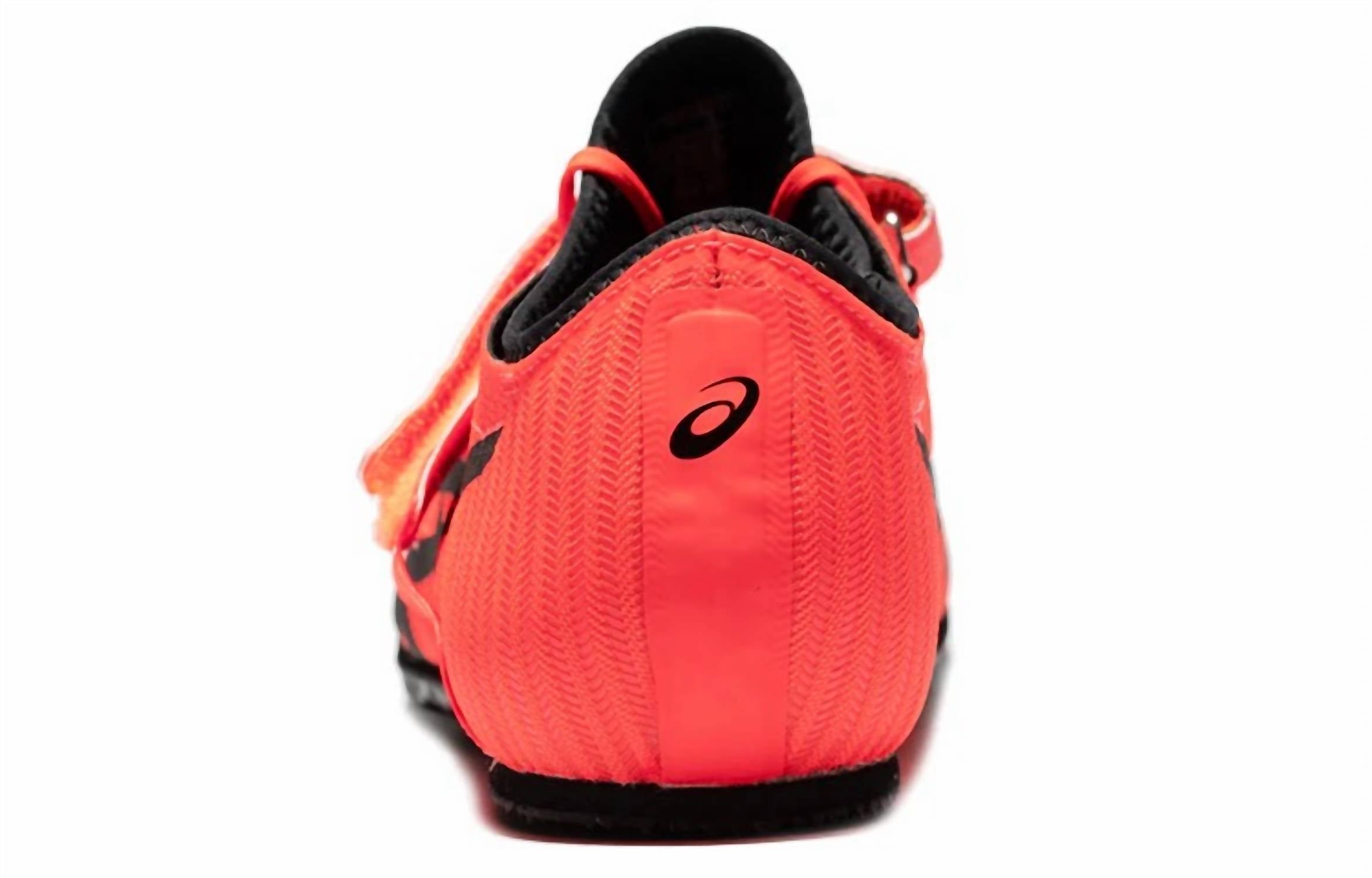 ASICS Men's Long Jump Pro 2 Shoes in black red - men's shoe - alternate view