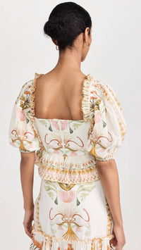 Lug Von Siga - Daphne Printed Cotton Top