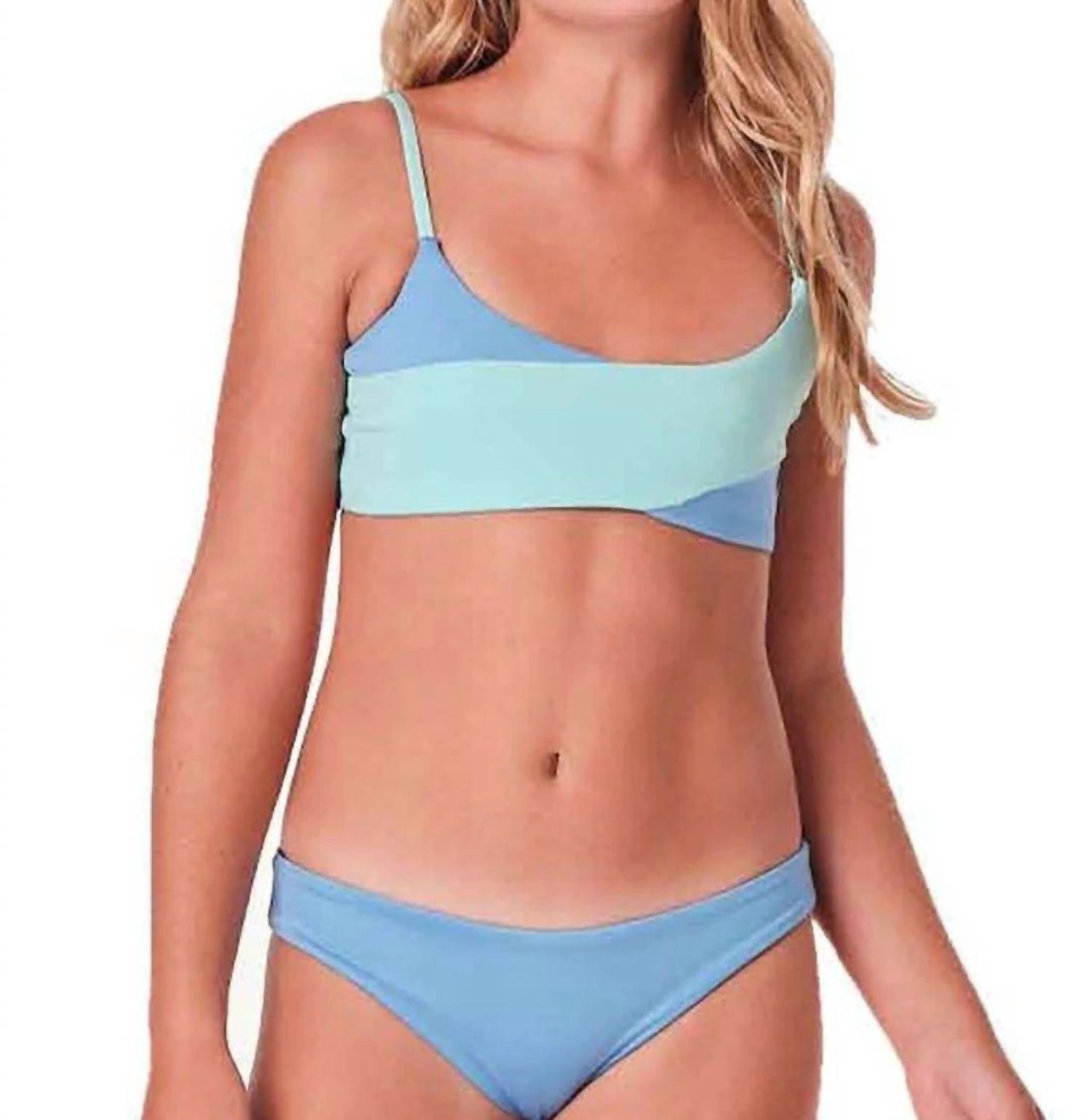 Submarine - Girls' Line Crossed Bikini Set