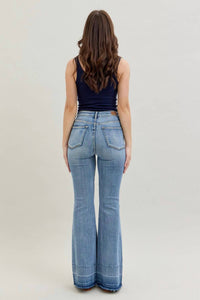Judy Blue - High Waist Tummy Control Release Hem Flare Jeans