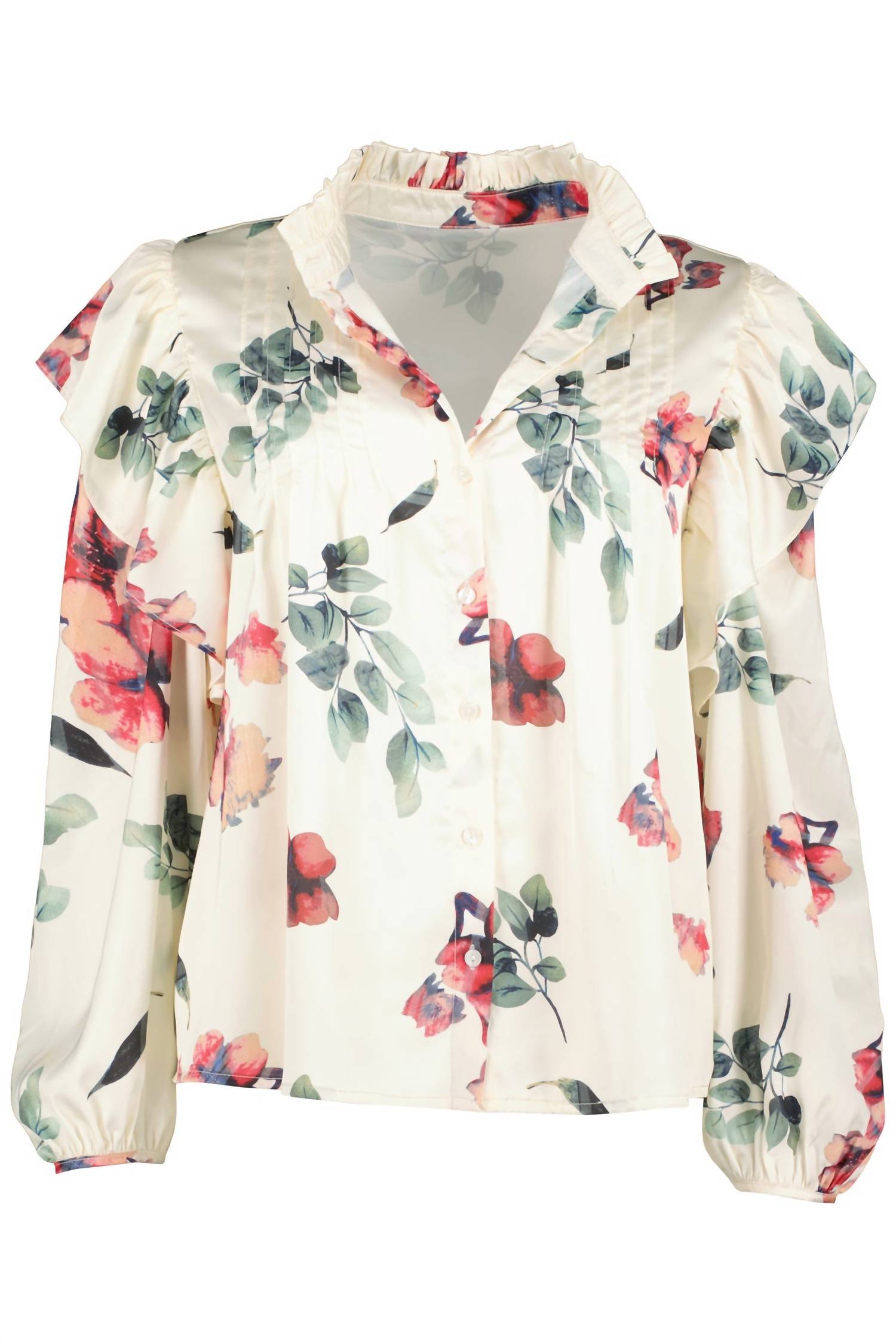 Bishop + Young - Thea Ruffle Floral Blouse