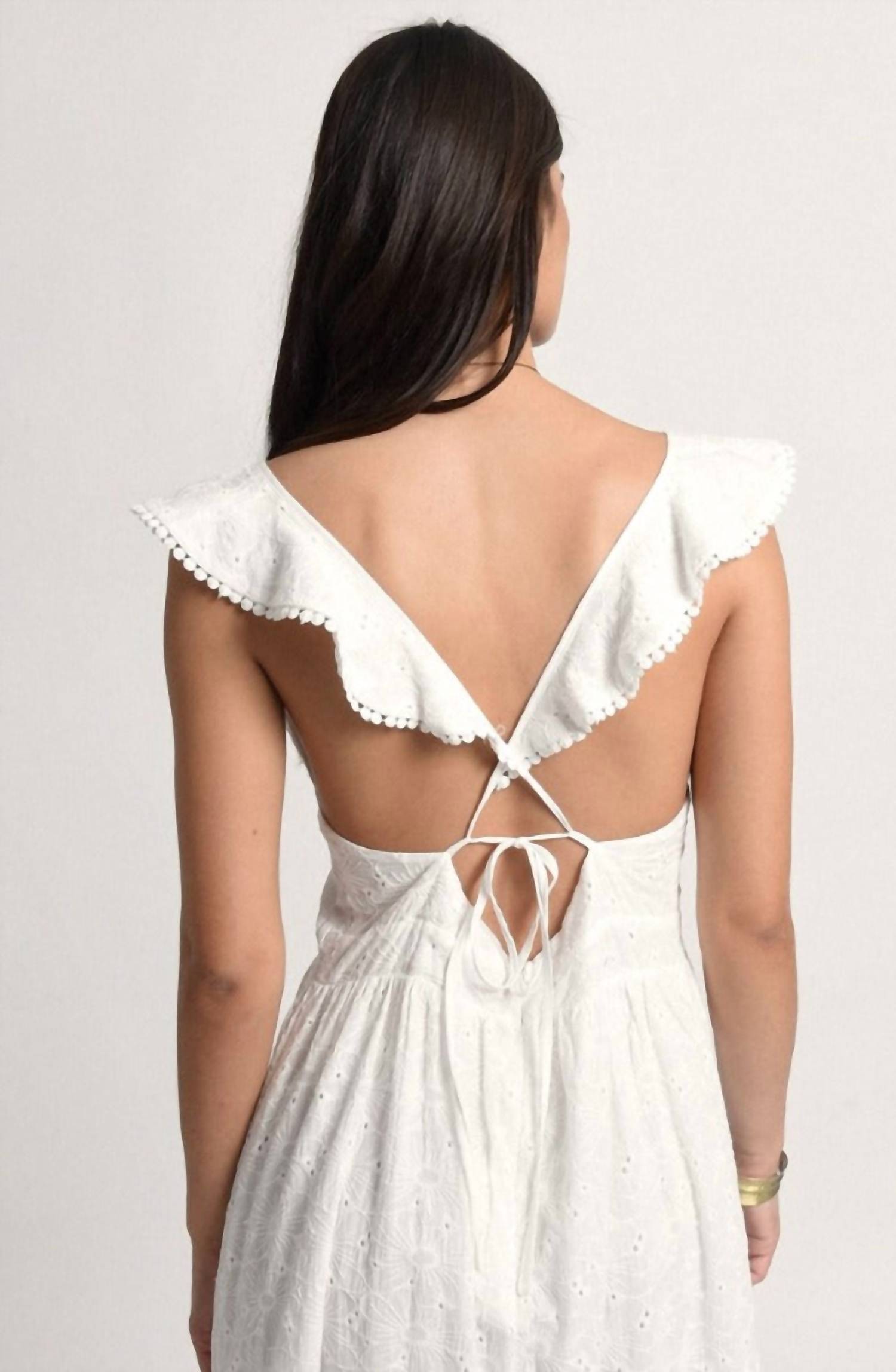 Ladies Eyelet Dress
