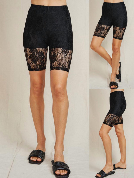 Maronie - Lace Bike Shorts