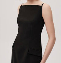 EXQUISE Glimmer Midi Dress in black - women's dress - view 4