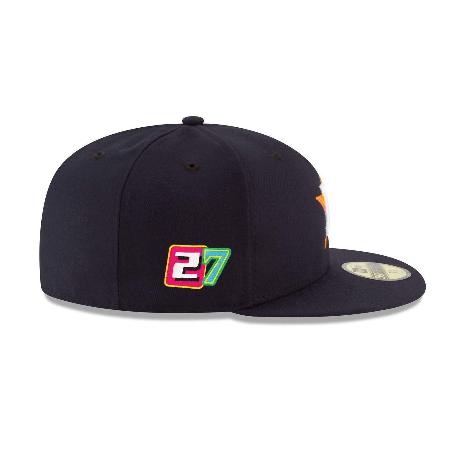 New Era - Men's Houston Astros Altuve 27 Home 59fifty Fitted Hat