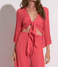 Elan - Crochet Inset Swim Cover-up Pants